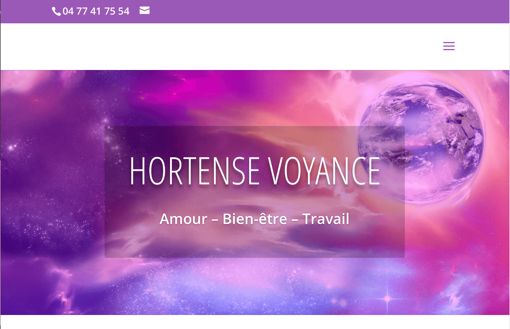 Hortense Voyance : Création de site web