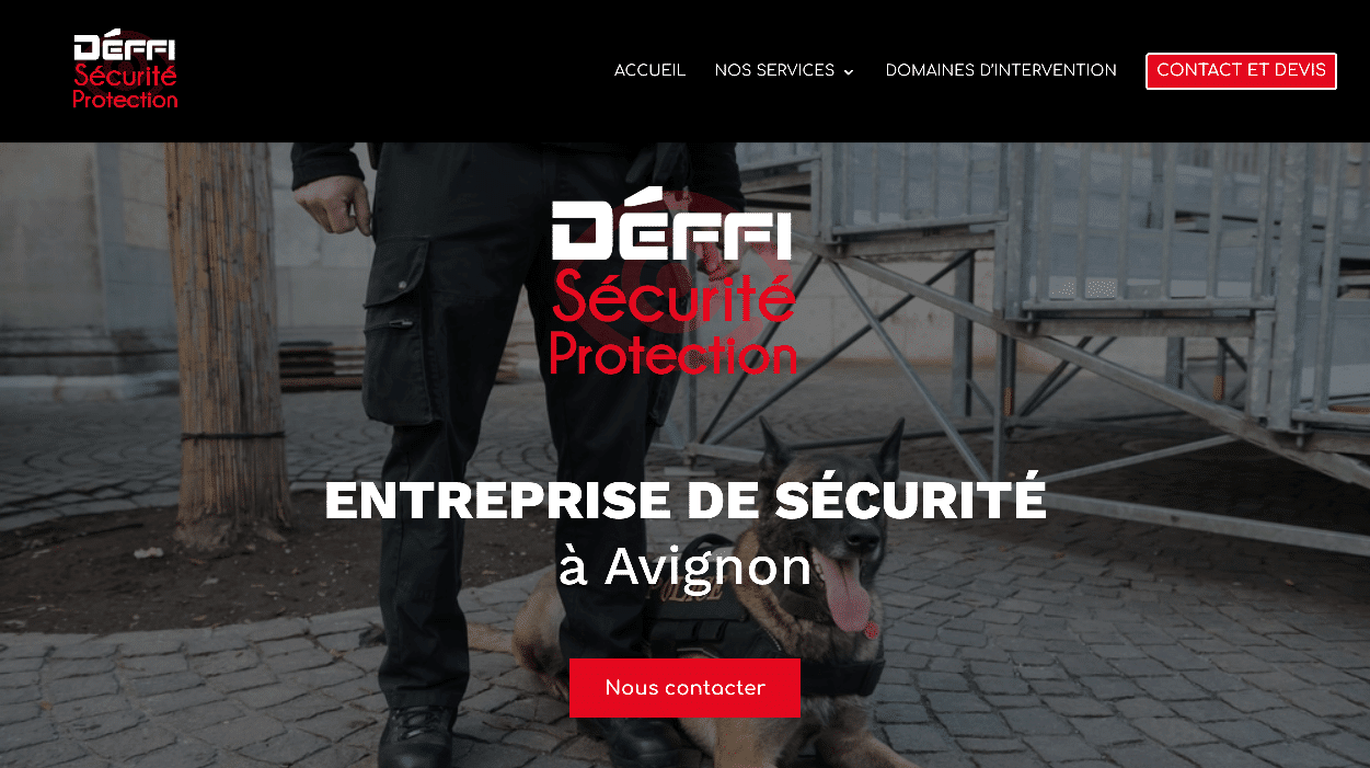 Déffi Sécurité Protection : Refonte de site web et identité